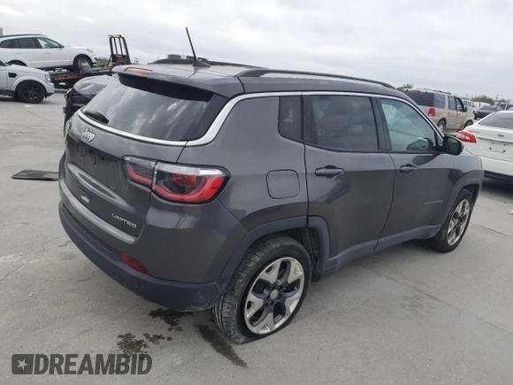 2018 Jeep Compass Limited with VIN 3C4NJCCB9JT406574, listed as a Copart auction lot 51063875 with 110,779 mi miles and Salvage Title. Bid and sale history available at carsss.com. Image 3.