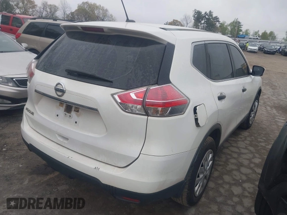 2016 Nissan Rogue S with VIN JN8AT2MT1GW030714, listed as a IAAI auction lot 41927811 with 208,674 mi miles and . Bid and sale history available at carsss.com. Image 4.
