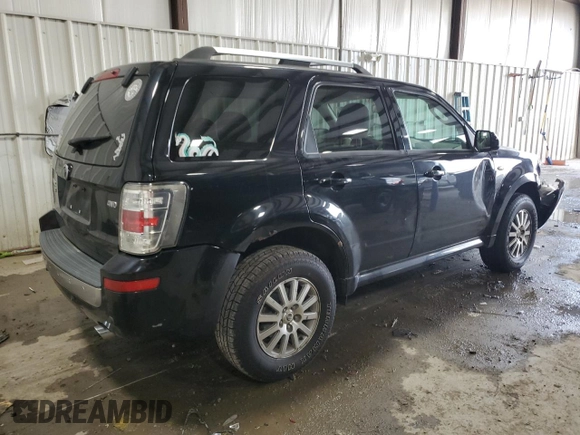 2009 Mercury Mariner Premier with VIN 4M2CU97G39KJ24459, listed as a Copart auction lot 83041574 with 123,437 mi miles and Salvage Title. Bid and sale history available at carsss.com. Image 3.