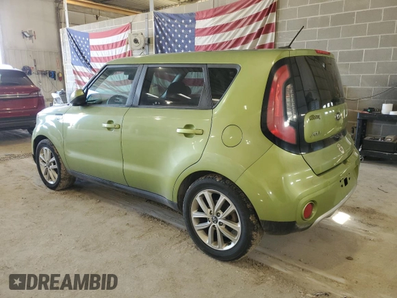 2018 Kia Soul + with VIN KNDJP3A57J7888363, listed as a Copart auction lot 48108575 with 92,673 mi miles and Salvage Title. Bid and sale history available at carsss.com. Image 2.