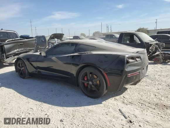 2015 Chevrolet Corvette 1LT with VIN 1G1YB2D72F5115476, listed as a Copart auction lot 73774024 with 54,565 mi miles and Clean Title. Bid and sale history available at carsss.com. Image 2.
