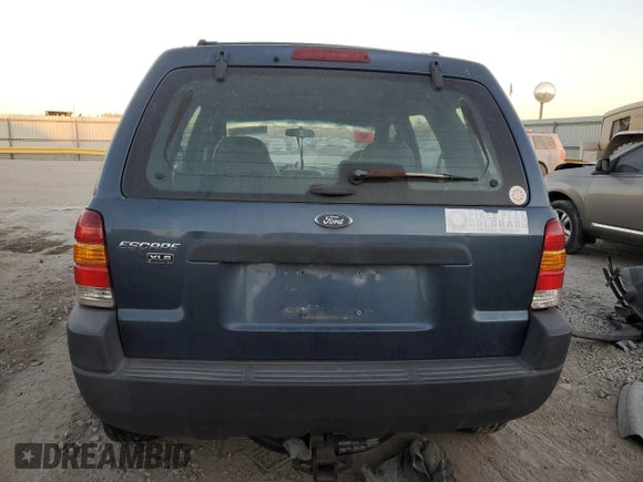 2001 Ford Escape XLS with VIN 1FMYU02191KA64617, listed as a Copart auction lot 83853044 with 187,594 mi miles and Salvage Title. Bid and sale history available at carsss.com. Image 6.