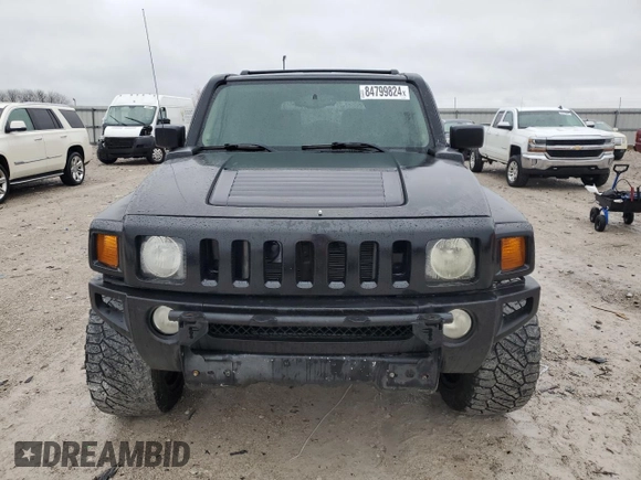 2008 Hummer H3 with VIN 5GTEN33E688229496, listed as a Copart auction lot 84799824 with 187,881 mi miles and Clean Title. Bid and sale history available at DreamBid. Image 5.