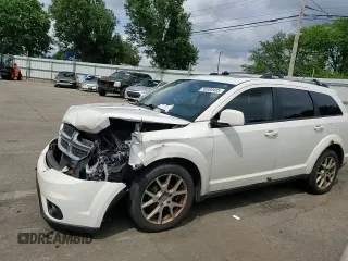 2012 Dodge Journey SXT with VIN 3C4PDCCG4CT243492, listed as a Copart auction lot 59908485 with 319,175 mi miles and Salvage title. Bid and sale history available at DreamBid. Image 14.