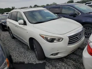 2015 Infiniti QX60 with VIN 5N1AL0MM0FC512725, listed as a Copart auction lot 57410315 with 221,273 mi miles and Clean title. Bid and sale history available at DreamBid. Image 4.