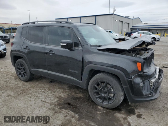 2020 Jeep Renegade Altitude with VIN ZACNJABBXLPL31137, listed as a Copart auction lot 49478765 with 37,693 mi miles and Salvage Title. Bid and sale history available at DreamBid. Image 4.