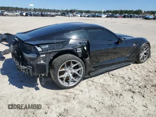 2015 Chevrolet Corvette Z06 3LZ with VIN 1G1YT2D61F5603662, listed as a Copart auction lot 44996685 with 11,996 mi miles and Salvage title. Bid and sale history available at DreamBid. Image 3.
