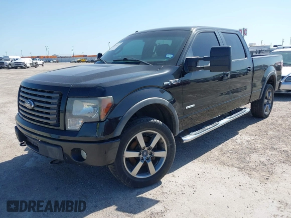 2012 Ford F-150 XL with VIN 1FTFW1ET1CFA91654, listed as a IAAI auction lot 41975166 with 230,039 mi miles. Bid and sale history available at carsss.com. Image 2.