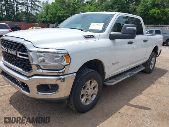2023 Ram 2500 Big Horn with VIN 3C6UR5DJXPG632878, listed as a IAAI auction lot 42152832 with 44,198 mi miles. Bid and sale history available at carsss.com. Image 18.