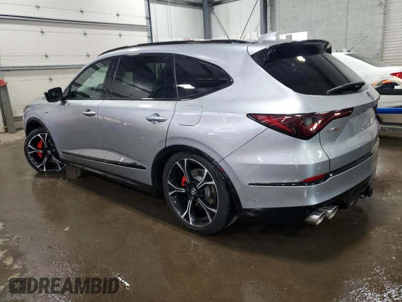 2025 Acura MDX Type S w/Advance Package with VIN 5J8YD8H86SL001026, listed as a Copart auction lot 48305575 with 3,871 mi miles and Salvage Title. Bid and sale history available at carsss.com. Image 2.