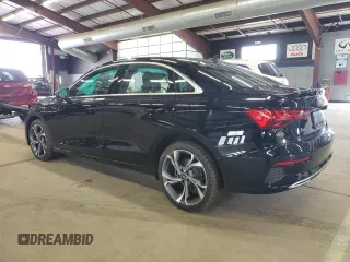 2022 Audi A3 Premium Plus z VIN WAUHUDGY5NA092795, wystawiony jako Copart lot #49279285 z przebiegiem 33 538 mil mil oraz Szkoda całkowita • Salvage title. Historia ofert i sprzedaży dostępna na DreamBid. Obrazek 2.