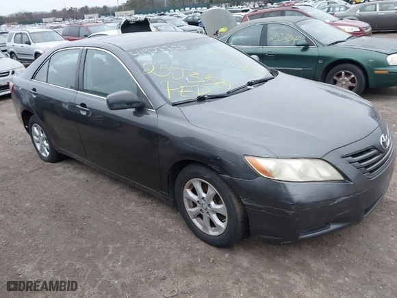 2007 Toyota Camry CE with VIN 4T1BE46K37U669145, listed as a IAAI auction lot 41927728 with 999,999 mi miles. Bid and sale history available at carsss.com. Image 1.