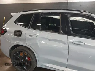 2023 BMW X3 M with VIN 5YM13EC09P9P65368, listed as a IAAI auction lot 41750837 with 27,708 mi miles. Bid and sale history available at carsss.com. Image 13.