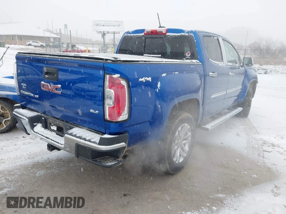2018 GMC Canyon 4WD SLT with VIN 1GTG6DEN4J1135258, listed as a IAAI auction lot 41591180 with 66,820 mi miles. Bid and sale history available at carsss.com. Image 4.