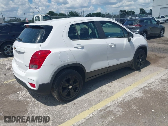 2020 Chevrolet Trax LS z VIN 3GNCJKSB2LL126640, wystawiony jako IAAI lot #42547540 z przebiegiem 86 058 mil mil oraz . Historia ofert i sprzedaży dostępna na DreamBid. Obrazek 4.