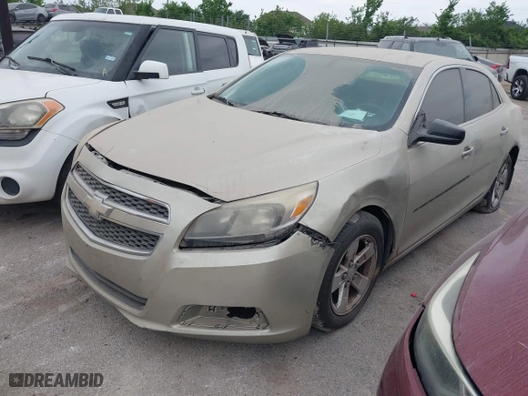 2013 Chevrolet Malibu LS with VIN 1G11B5SAXDF236880, listed as a IAAI auction lot 41897026 with 208,643 mi miles. Bid and sale history available at carsss.com. Image 2.