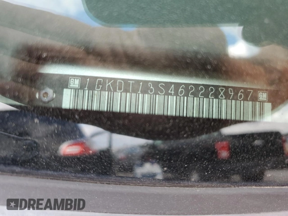 2006 GMC Envoy SLE with VIN 1GKDT13S462228967, listed as a Copart auction lot 73669484 with 233,349 mi miles and Salvage Title. Bid and sale history available at DreamBid. Image 15.