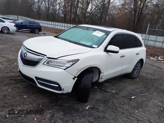 2016 Acura MDX w/Tech with VIN 5FRYD3H49GB008253, listed as a IAAI auction lot 41564115 with 127,500 mi miles. Bid and sale history available at carsss.com. Image 18.