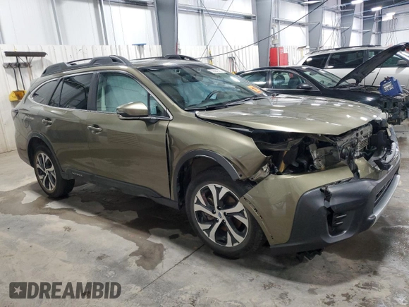 2022 Subaru Outback Limited with VIN 4S4BTANC3N3268678, listed as a Copart auction lot 62884035 with 37,360 mi miles and Salvage title. Bid and sale history available at DreamBid. Image 4.