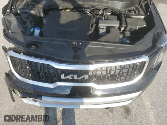 2025 Kia Telluride EX with VIN 5XYP34GC5SG568304, listed as a Copart auction lot 61524815 with 12,491 mi miles and Salvage title. Bid and sale history available at DreamBid. Image 12.