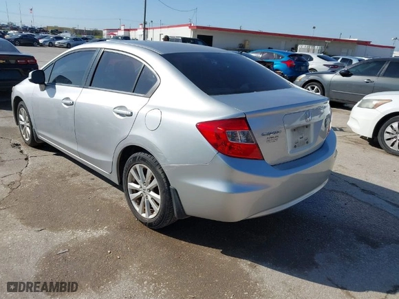 2012 Honda Civic Sdn EX-L with VIN 19XFB2F9XCE324560, listed as a IAAI auction lot 41773606 with 115,377 mi miles. Bid and sale history available at carsss.com. Image 3.