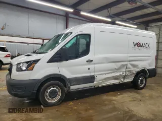 2021 Ford Transit Cargo with VIN 1FTBR1C89MKA71178, listed as a Copart auction lot 83775224 with 68,280 mi miles and Salvage Title. Bid and sale history available at DreamBid. Image 1.