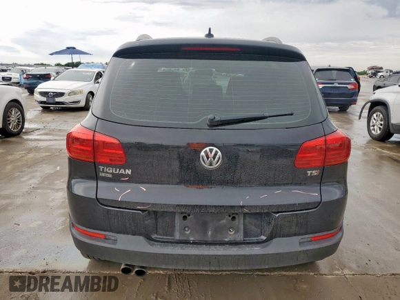 2017 Volkswagen Tiguan S with VIN WVGAV7AX4HK045724, listed as a Copart auction lot 60621715 with 64,004 mi miles and Salvage title. Bid and sale history available at DreamBid. Image 6.