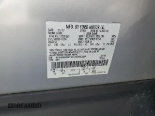 2017 Ford Explorer Platinum z VIN 1FM5K8HT9HGD05220, wystawiony jako Copart lot #60704795 z przebiegiem 59 128 mil mil oraz Szkoda całkowita • Salvage title. Historia ofert i sprzedaży dostępna na DreamBid. Obrazek 13.