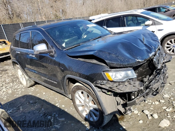 2017 Jeep Grand Cherokee Limited with VIN 1C4RJFBG9HC942611, listed as a Copart auction lot 45212905 with 116,356 mi miles and Salvage Title. Bid and sale history available at carsss.com. Image 4.