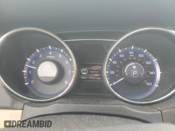 2011 Hyundai Sonata Limited with VIN 5NPEC4AC7BH140842, listed as a Copart auction lot 43785965 with 72,342 mi miles and Salvage Title. Bid and sale history available at DreamBid. Image 9.