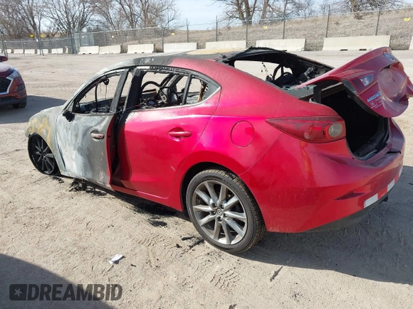 2018 Mazda 3 Touring with VIN 3MZBN1V38JM209940, listed as a IAAI auction lot 41823001 with Not Provided miles. Bid and sale history available at carsss.com. Image 3.