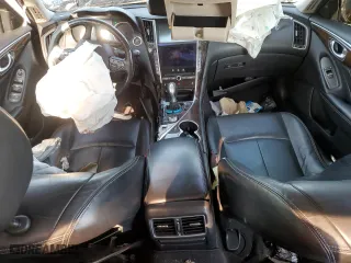 2014 Infiniti Q50 Premium with VIN JN1BV7ARXEM695610, listed as a Copart auction lot 68027764 with 144,392 mi miles and Non Repairable. Bid and sale history available at carsss.com. Image 8.