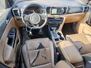 2017 Kia Sportage SX Turbo with VIN KNDPR3A68H7264742, listed as a Copart auction lot 61064405 with 189,812 mi miles and Clean title. Bid and sale history available at DreamBid. Image 8.