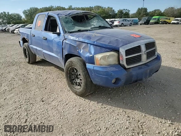 2007 Dodge Dakota SLT with VIN 1D7HW48P37S228475, listed as a Copart auction lot 73097054 with 188,615 mi miles and Salvage Title. Bid and sale history available at carsss.com. Image 10.