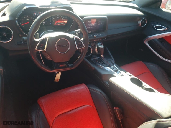 2021 Chevrolet Camaro 2SS with VIN 1G1FH3D73M0116089, listed as a Copart auction lot 80593954 with 9,118 mi miles and Salvage Title. Bid and sale history available at carsss.com. Image 8.
