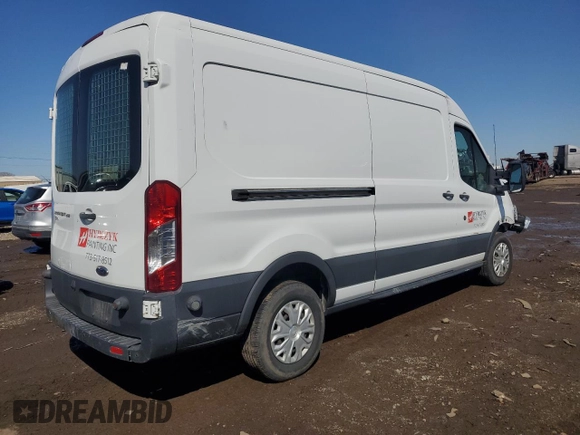 2016 Ford Transit Cargo with VIN 1FTYR2CM7GKA50881, listed as a Copart auction lot 51495455 with 106,360 mi miles and Salvage Title. Bid and sale history available at DreamBid. Image 3.