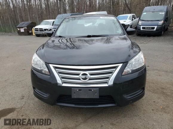 2014 Nissan Sentra S with VIN 3N1AB7AP6EY297732, listed as a Copart auction lot 53456325 with 105,915 mi miles and Salvage Title. Bid and sale history available at DreamBid. Image 5.