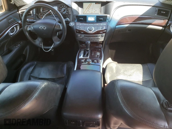 2011 Infiniti M37 with VIN JN1BY1AR5BM376938, listed as a Copart auction lot 52233545 with 193,490 mi miles and Salvage Title. Bid and sale history available at carsss.com. Image 8.