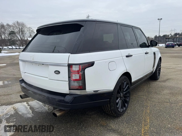 2014 Land Rover Range Rover with VIN SALGR2VF6EA127665, listed as a Copart auction lot 88886445 with 125,430 mi miles and Clean Title. Bid and sale history available at carsss.com. Image 4.