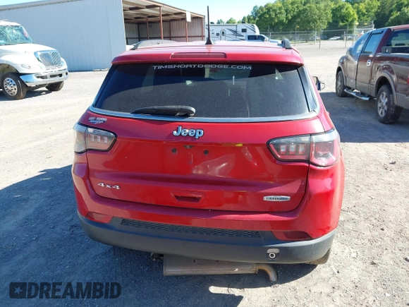 2017 Jeep Compass Latitude with VIN 3C4NJDBBXHT666614, listed as a IAAI auction lot 42318108 with 79,413 mi miles and . Bid and sale history available at DreamBid. Image 16.