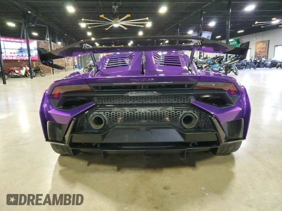 2023 Lamborghini Huracan z VIN ZHWUA6ZX7PLA21724, wystawiony jako Copart lot #78715274 z przebiegiem 1 203 mil mil oraz Szkoda całkowita • Salvage title. Historia ofert i sprzedaży dostępna na DreamBid. Obrazek 4.