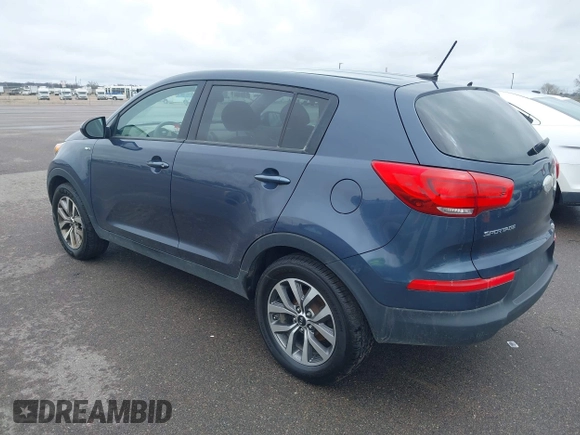 2014 Kia Sportage LX with VIN KNDPBCAC4E7585800, listed as a IAAI auction lot 42126740 with 193,573 mi miles and . Bid and sale history available at carsss.com. Image 3.