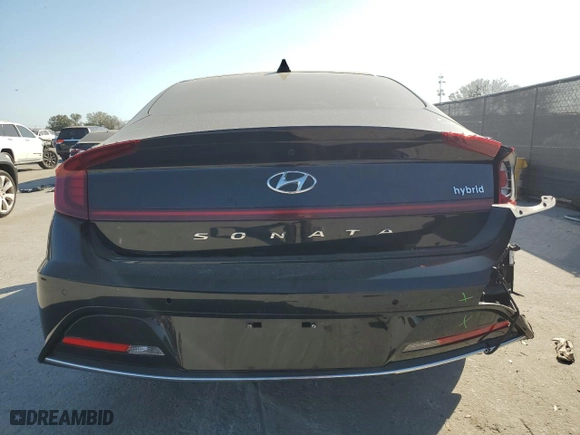 2023 Hyundai Sonata Hybrid Limited with VIN KMHL54JJ4PA072302, listed as a Copart auction lot 45323365 with 21,586 mi miles and Non Repairable. Bid and sale history available at carsss.com. Image 6.