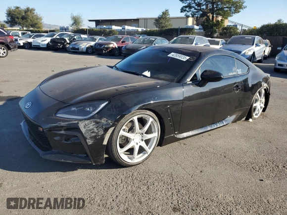 2023 Toyota 86 with VIN JF1ZNBC12P8765351, listed as a Copart auction lot 42859035 with 19,769 mi miles and Salvage Title. Bid and sale history available at DreamBid. Image 1.