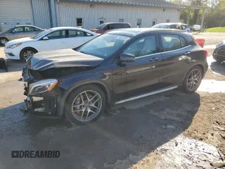 2015 Mercedes-Benz GLA 45 AMG z VIN WDDTG5CB1FJ158455, wystawiony jako Copart lot #74842304 z przebiegiem 84 054 mil mil oraz Szkoda całkowita • Salvage title. Historia ofert i sprzedaży dostępna na DreamBid. Obrazek 1.