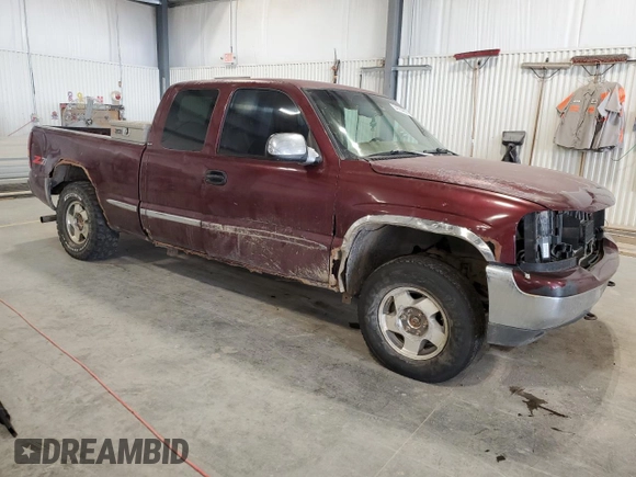 1999 GMC Sierra 1500 SLE z VIN 2GTEK19TXX1544071, wystawiony jako Copart lot #54085965 z przebiegiem Nie podano mil oraz Szkoda całkowita • Salvage title. Historia ofert i sprzedaży dostępna na DreamBid. Obrazek 4.