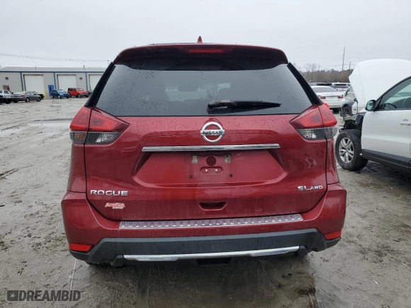 2018 Nissan Rogue S with VIN 5N1AT2MV0JC832480, listed as a Copart auction lot 47179545 with 94,007 mi miles and Salvage Title. Bid and sale history available at carsss.com. Image 6.
