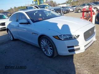 2018 Jaguar XE with VIN SAJAH4EV1JCP17534, listed as a IAAI auction lot 41652506 with 97,714 mi miles and . Bid and sale history available at DreamBid. Image 1.