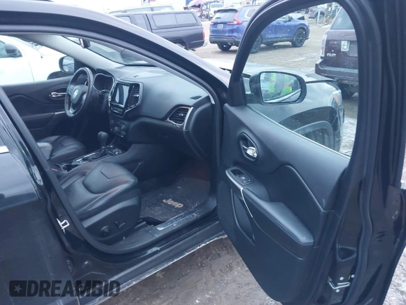 2019 Jeep Cherokee Limited with VIN 1C4PJMDX0KD218767, listed as a IAAI auction lot 41059122 with 72,341 mi miles and . Bid and sale history available at DreamBid. Image 5.
