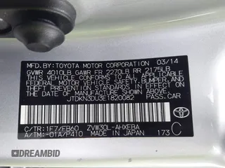 2014 Toyota Prius Four z VIN JTDKN3DU3E1820082, wystawiony jako IAAI lot #41167904 z przebiegiem 134 567 mil mil oraz . Historia ofert i sprzedaży dostępna na DreamBid. Obrazek 9.